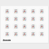 Verschil maker Para leraar Paraprofessional Par Ronde Sticker (Vel)