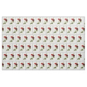 Verschilderen van dieprode rozen stof (Yard (91,4 cm))