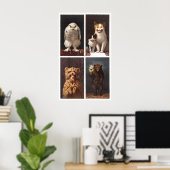 Verschilderen van Kaarten Poster (Thuiskantoor)