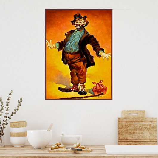 Verschilderen van poster met kast 14 (Keuken)