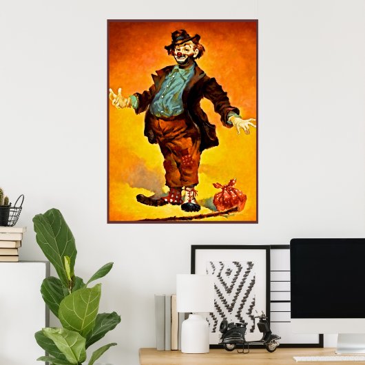 Verschilderen van poster met kast 14 (Thuiskantoor)