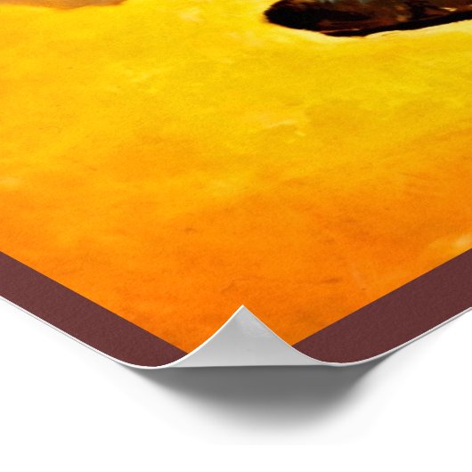 Verschilderen van poster met kast 14 (Hoek)