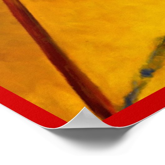 Verschilderen van poster met kast 16 (Hoek)