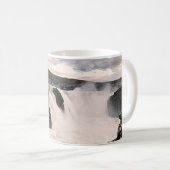 Verschildering van de mok van Sigalda Waterfall (Voorkant rechts)