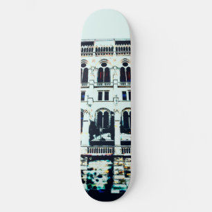Verschildering van het Hongaarse parlement Skateboard