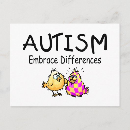 Verschillen in Autism Embrace Briefkaart (Voorkant)