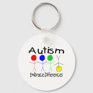 Verschillen in Autism Embrace Sleutelhanger