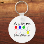 Verschillen in Autism Embrace Sleutelhanger (Voorkant)