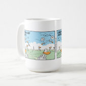 Verschillen in de luchtverkeersleiding koffiemok (Voorkant links)