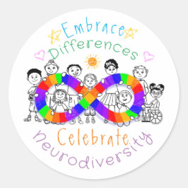 Verschillen tussen autisme en Stickers voor bewust