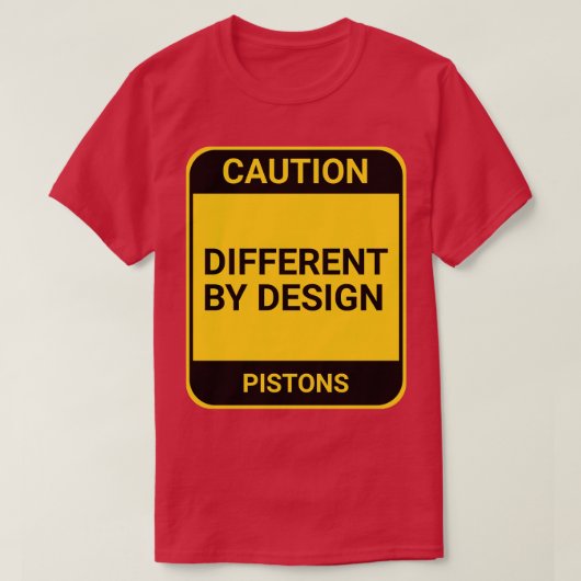 VERSCHILLEND DOOR ONTWERP T-SHIRT (Design voorkant)