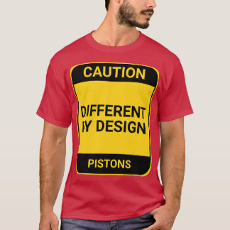 VERSCHILLEND DOOR ONTWERP T-SHIRT