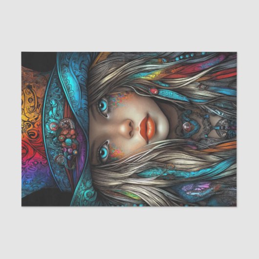 Verschillend gemaakt1 tissuepapier (Voorkant)