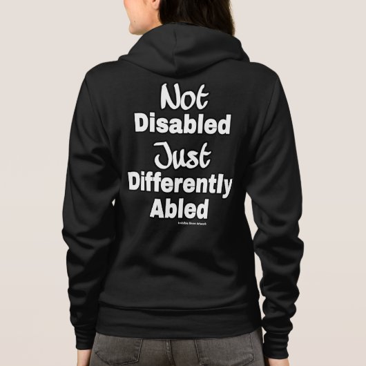 Verschillend geschikt hoodie (Achterkant)