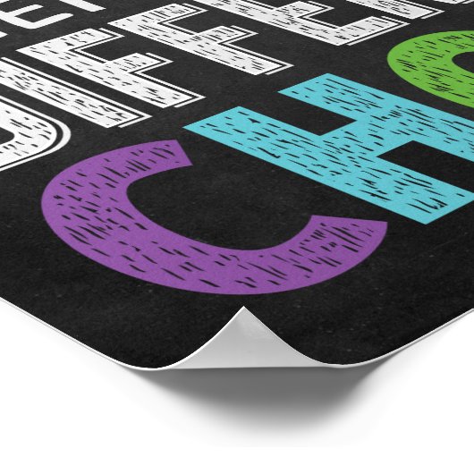 Verschillend resultaat verschillend Poster van de  (Hoek)