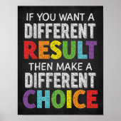 Verschillend resultaat verschillend Poster van de  (Voorkant)