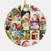 Verschillend Santas  Ornament (Achterkant)
