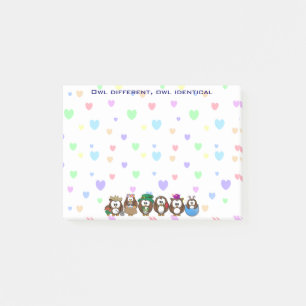 verschillend uil - uil identiek post-it® notes
