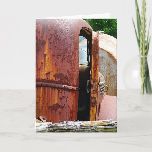 Verschillend Uitzicht oude vrachtwagen Kaart (Voorkant)