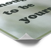 Verschillend zijn is niet slecht. poster (Hoek)