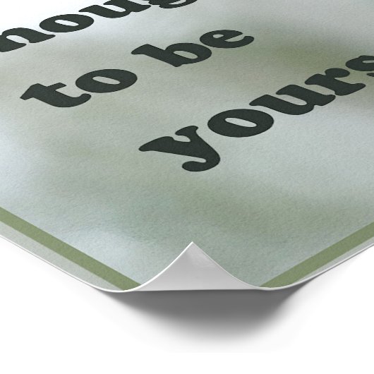 Verschillend zijn is niet slecht. poster (Hoek)