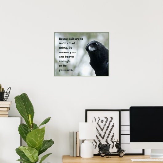 Verschillend zijn is niet slecht. poster (Thuiskantoor)