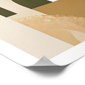 Verschillende Abstracte vormen en kleuren Poster (Hoek)