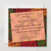 Verschillende afbeeldingen montage, baksteen, rood kaart (Achterkant)