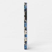 Verschillende blauwe bloemen | Prachtig bloemontwe Case-Mate iPhone Case (Achterkant/links)