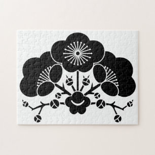 Verschillende bloesems legpuzzel