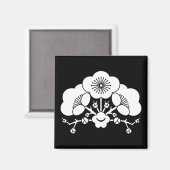 Verschillende bloesems magneet (Voorkant / Achterkant)