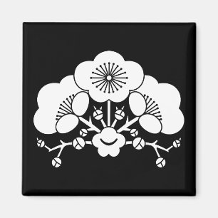 Verschillende bloesems magneet