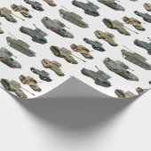 Verschillende British WW2 Tanks Cadeaupapier (Hoek)