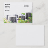 Verschillende buitenairconditioners visitekaartje (Voorkant / Achterkant)