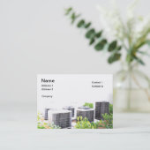Verschillende buitenairconditioners visitekaartje (Staand voorkant)