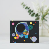 Verschillende cirkels van Wassily Kandinsky Briefkaart (Staand voorkant)