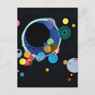 Verschillende cirkels van Wassily Kandinsky Briefkaart