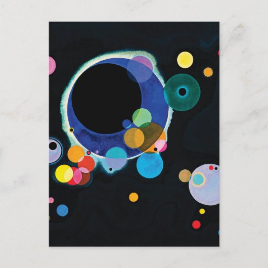 Verschillende cirkels van Wassily Kandinsky Briefkaart (Voorkant)