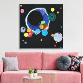 Verschillende cirkels van Wassily Kandinsky Canvas Afdruk (Insitu (Woonkamer))
