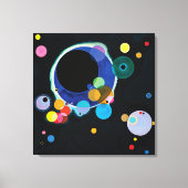 Verschillende cirkels van Wassily Kandinsky Canvas Afdruk (Voorkant)
