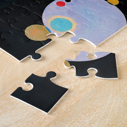 Verschillende cirkels van Wassily Kandinsky Legpuzzel (Zijkant)