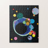 Verschillende cirkels van Wassily Kandinsky Legpuzzel (Verticaal)
