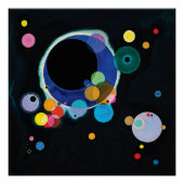 Verschillende cirkels van Wassily Kandinsky Perfect Poster (Voorkant)
