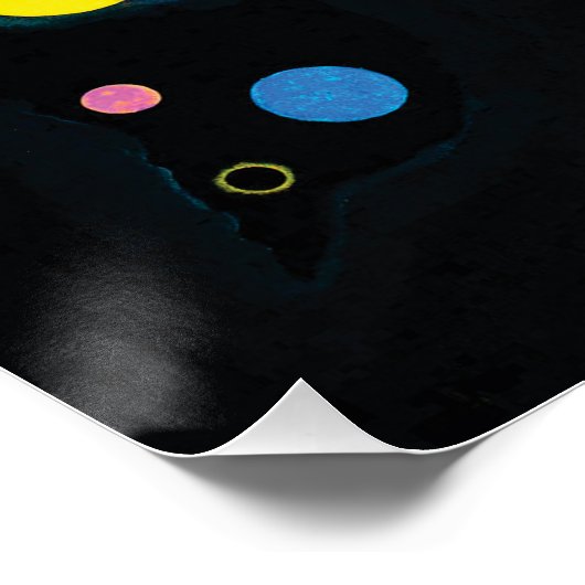 Verschillende cirkels van Wassily Kandinsky Perfect Poster (Hoek)