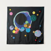 Verschillende cirkels van Wassily Kandinsky Wandkleed (Voorkant (horizontaal))