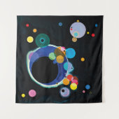 Verschillende cirkels van Wassily Kandinsky Wandkleed (Voorkant)