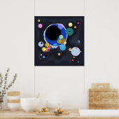 Verschillende cirkels, Vassily Kandinsky digitaal Poster (Keuken)