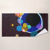 Verschillende cirkels, Wassily Kandinsky Badhanddoek (Badhanddoek)