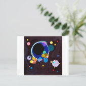 Verschillende cirkels, Wassily Kandinsky Briefkaart (Staand voorkant)