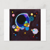 Verschillende cirkels, Wassily Kandinsky Briefkaart (Voorkant)